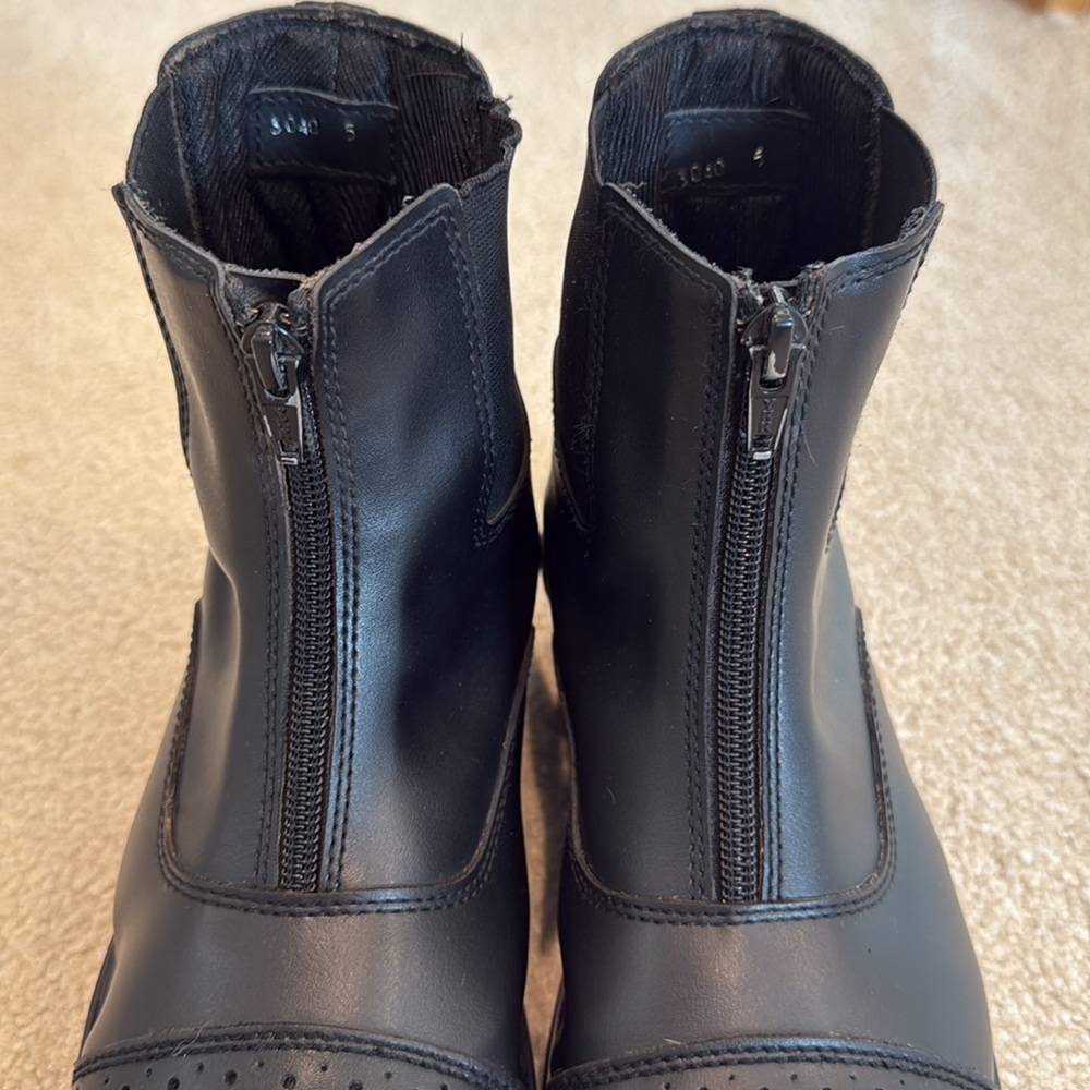 TuffRider Children's Starter Front Zip Paddock Boots - Picture 8 of 12